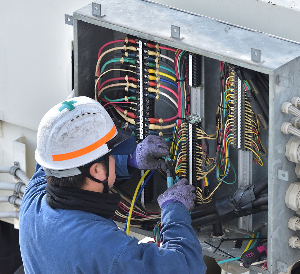 電気工事も一括で対応できます。